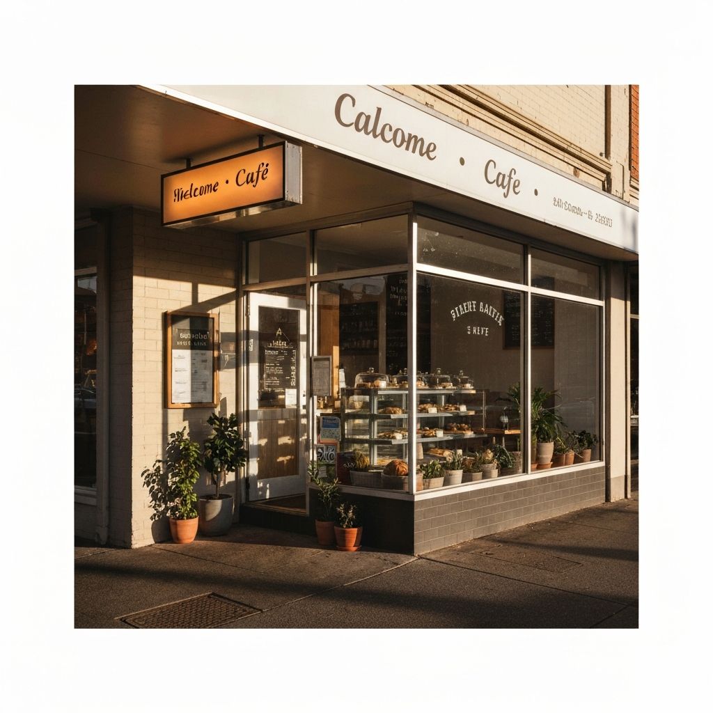 The Northern Bean café exterior on Willoughby Rd — inviting storefront with warm signage